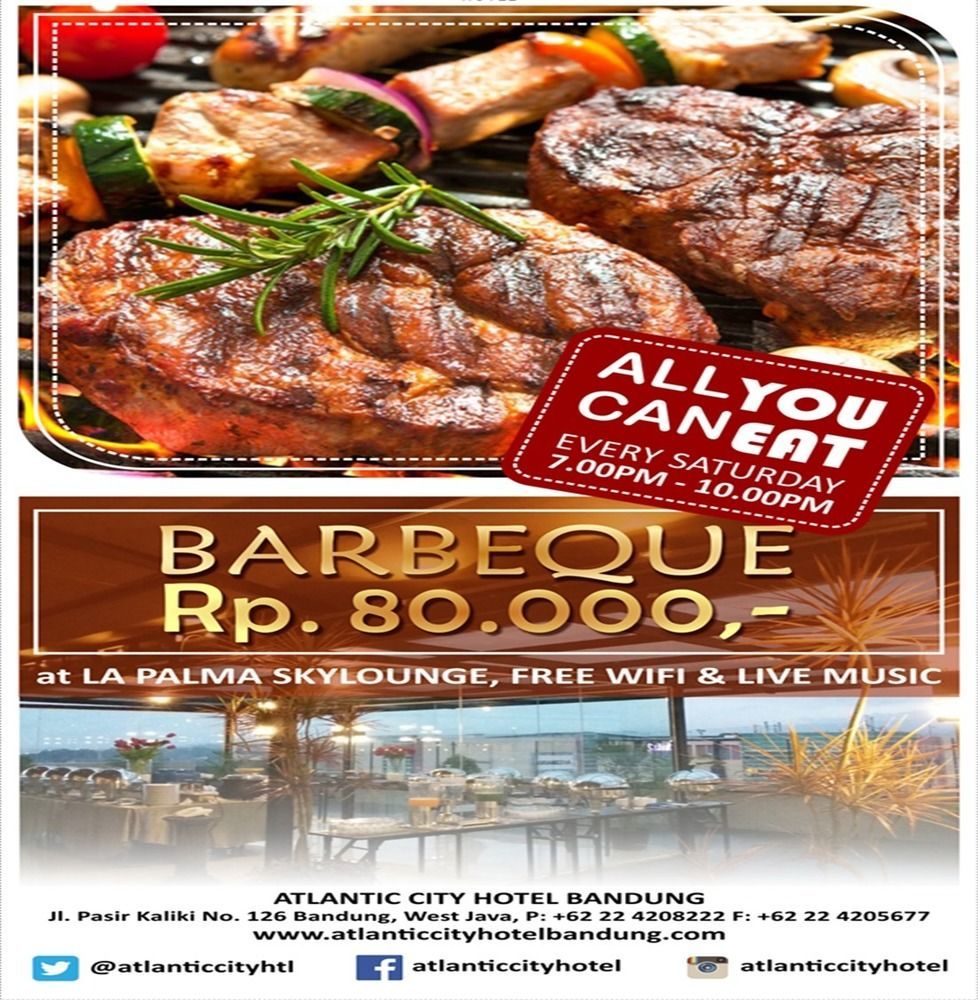 Atlantic City Hotel Bandung Exterior foto